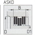 FK5-ASKD 154 X 140 X 10 (3 RING SET)